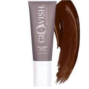 NEW! HUDA BEAUTY Glowish Multidew Skin Tint in Deep Tan 10